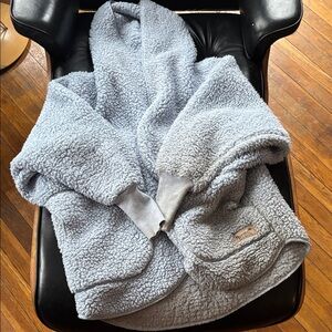 Cozy Blue Sherpa Hoodie